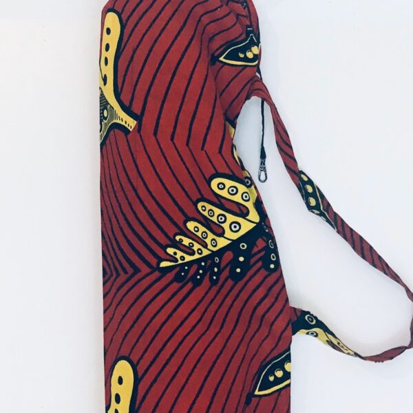 Yoga Mat Bag “Gratitude” red