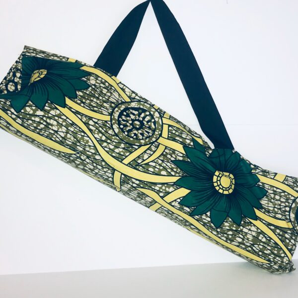 Yoga Mat Bag “Gratitude” green