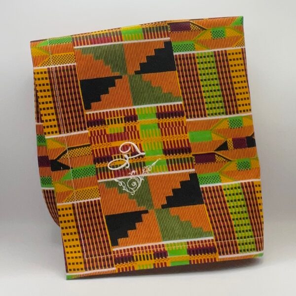 Zebra Island Kente Cloth Monogrammed Napkin