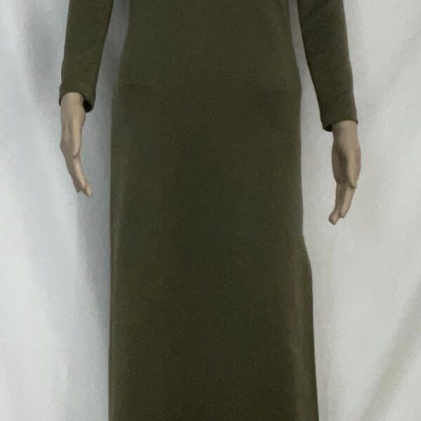 Zebra Island Dress olive green