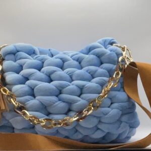 Blue Velvet Bag Zebra Isle