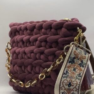 Sherema Eggplant Huny Bag Zebra Isle